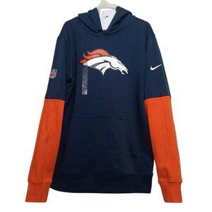 Denver Broncos Nike Team Issue Pullover Hoodie Youth 14/16 New w/ Minor Defect